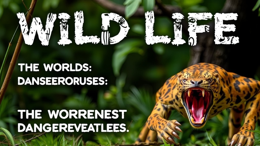 The World's Most Dangerous Creatures Revealed